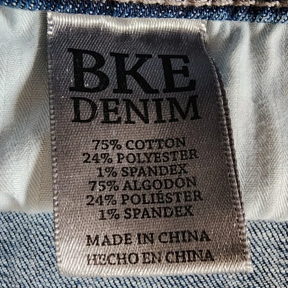 BKE 42S Blue Derek Bootleg Jeans Mens Denim Western Workwear Cowboy Casual